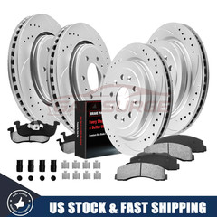 8pc Front Rear Disc Rotors Brake Pads for 2011-2017 Expedition Lincoln Navigator