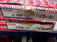 Front Brake Discs Brembo 08.4284.20 For Renault R18, Fuego