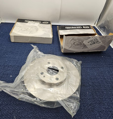 (QTY 2) For 1999-2003 Mazda Protege Models Front Disc Brake Rotor YH145237