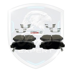 Bosch OEM Front Pads & Rear Shoes For 1990-1997 Honda Accord Lifetime Warranty