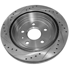 2pcs Rear Drilled Brake Rotors for Chevrolet Camaro 10-15 Cadillac CTS 2008-2019