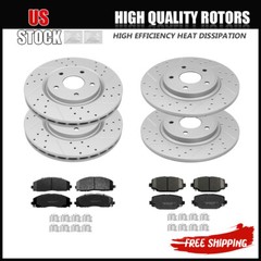 330mm Front 328mm Rear Rotor Brake Pad for Town & Country Grand Caravan Journey