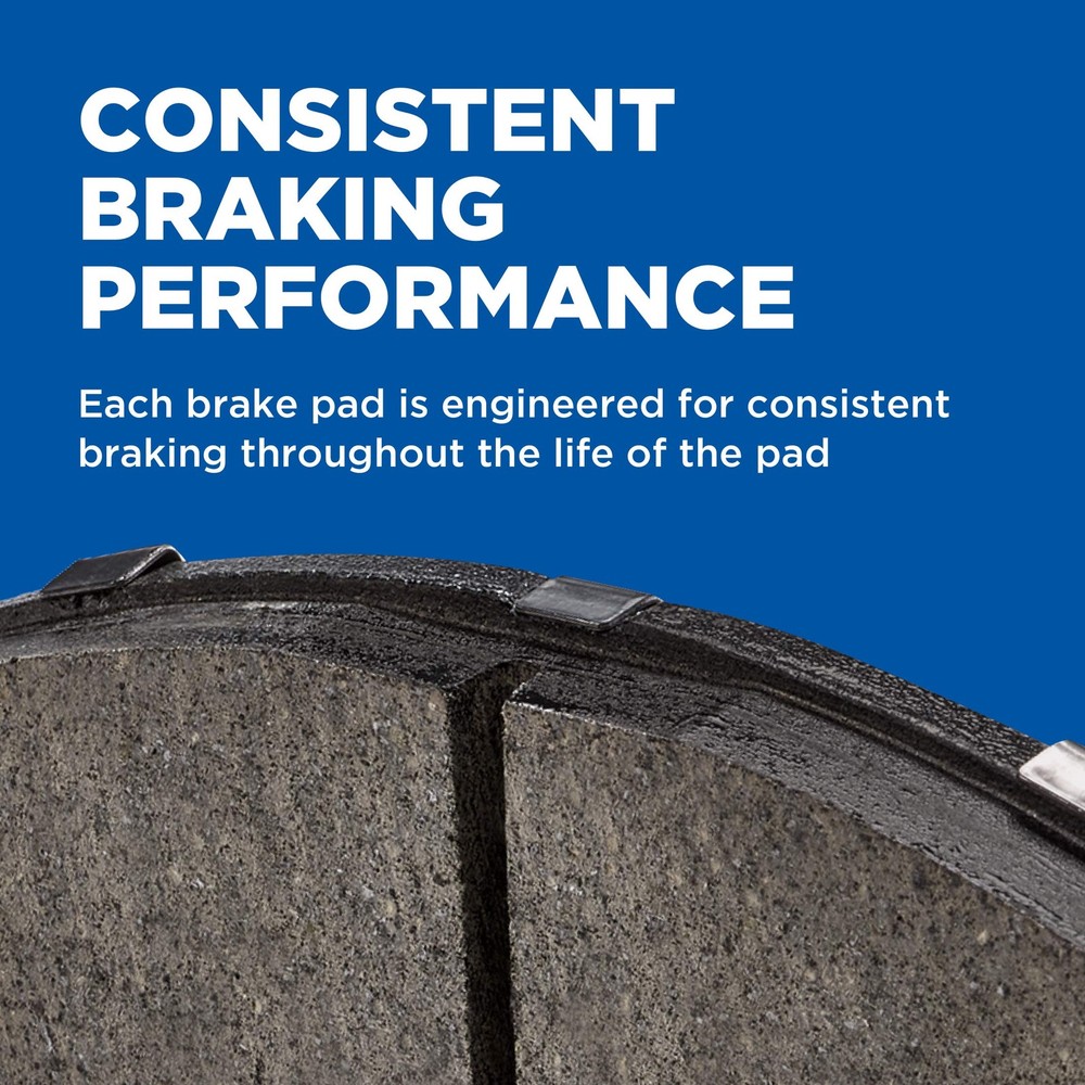 Wagner QS ZD924 Disc Brake Pad Set, Chamfered Edges for Smooth, Quiet Stops, Fit