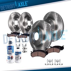 Front & Rear Disc Rotors Brake Pads for 2001-2006 Hyundai Elantra 4 Wheel Disc