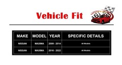 Front Drilled Discs Rotors & Ceramic Pads for 2009-2014 2016-2019 Nissan Maxima