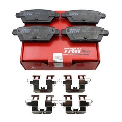 DuraGo Front Rear Disc Brake Rotors TRW Ceramic Pads Kit for Mazda 6 i S 06-07