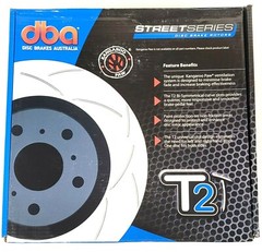 NEW DBA DBA2659S-10 Rear T-slot Uni-Directional Rear Slotted T2 Disc Brake Rotor