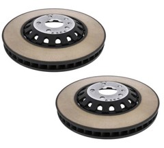 Zimmermann Set of 2 Front Vented Disc Brake Rotors 375mm For Audi A6 Quattro Q7
