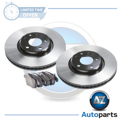 For Audi – A4 B8 2.0D 2007-2015 Front 314mm Vented Brake Discs and Pads