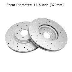 320mm Front Brake Rotors for Infiniti G35 G37 QX50 M35 Q70 G25 M37 M45 QX70 EX35