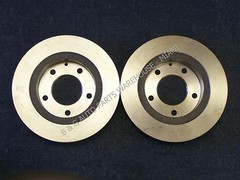 Qualitee made in Italy R74470 Rear Disc Brake Rotor pair Probe 626 MX6 Protege