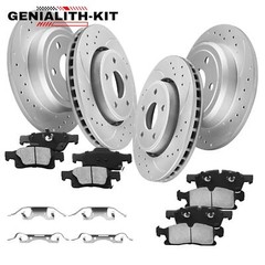 Front Rear Rotors & Brake Pads for 2011 – 2020 Dodge Durango Jeep Grand Cherokee