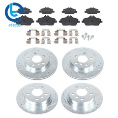 For Mini Cooper F56/F57 2015-2016 L3 1.5L Drilled Brake Rotor & Brake Pads