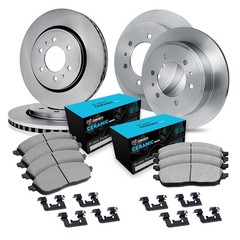 WFWH2-52008 R1 Concepts 4-Wheel Set Brake Disc and Pad Kits Front & Rear