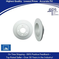2 X Rear Brake Disc Rotor 1987-11 Mercedes C CE E TD TE SLK Ate 203 423 01 12