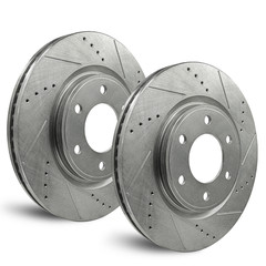 For Chevrolet Suburban 2015-2020 – Front Drilled and Slotted Rotors