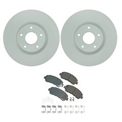 Bosch QuietCast Front Rotor Akebono ProACT Ceramic Disc Brake Pad Kit For Maxima