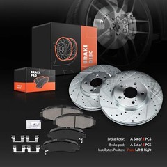 6x New Drilled Brake Rotors for Honda Ridgeline 2006-2011 3.5LFront Left & Right
