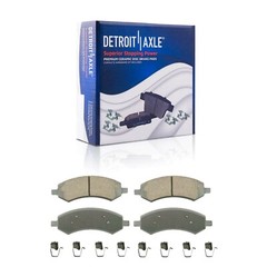 Front Rear Drilled Rotors Brake Pads w/20pc Lugnuts for 2006-2009 Dodge Ram 1500