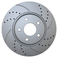 Bison Performance Front Drilled Coat 296mm Brake Disc for Cobalt Malibu G5 Aura