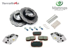 TERRAFIRMA WAVY FRONT BRAKE UPGRADE KIT PERFORMANCE FRONT BRAKE KIT VENTED DEF