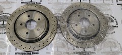 2005-2013 Chevy Corvette NEW Pair Rear Vented 13 inch Rotors BR900972