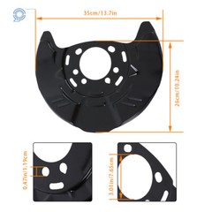 Front Brake Backing Panel Dust Shield For Subaru Forester 2008-2018 26290AG000
