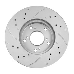 11.1in Front & 10.2in Rear Brake Rotors Brake Pad For Honda Civic 2013-2014 2015