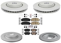 Coated Disc Brake Rotors & Brake Pads for Lexus NX450h+ RZ450e 2022 2023 2024