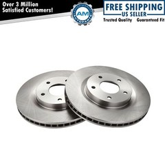 Front Brake Rotors Left & Right Pair Set For Nissan Sentra SE-R Rogue 2