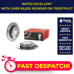 2x Brake Discs Pair Solid fits TOYOTA VEROSSA X11 2.5 Rear 00 to 03 307mm Set