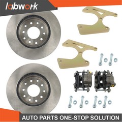 Labwork Bolt-On Rear Disc Brake Conversion Kit, For GM 10 and 12 Bolt