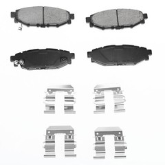 Rear Drilled Disc Brake Rotor & Brake Pads for Subaru Foreste Crosstrek Impreza