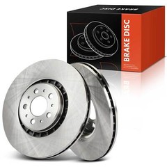 2Pcs 336mm Front Left & Right Side Disc Brake Rotors for Volvo XC90 2003-2014