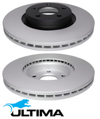 FRONT VENTED DISC BRAKE ROTOR SET FOR FORD ESCAPE ZG M8MA M9MA 1.5L I4 OD 300MM