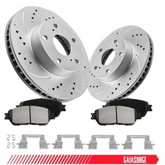 275mm Front Brake Rotors Ceramic Brake Pads Kits For Toyota Tacoma 2005-2015
