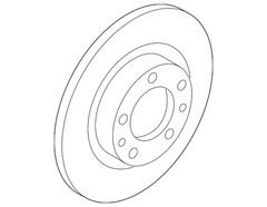 Genuine Mazda Disc Brake Rotor D10E-26-251