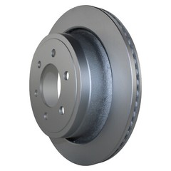 Bison Performance Pair Set 2 Rear Coated 348mm Brake Disc Rotors for Ford F-150
