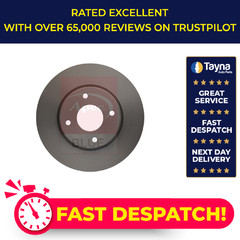 2x Brake Discs Pair Vented fits NISSAN TIIDA C11, SC1 1.5D Front 07 to 13 279mm