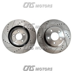 Discos Delanteros Perforados 53022 Para Dodge Challenger Charger Magnum