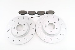 Mercedes G63 Amg rear brake pads & disc rotors TopEuro 1358