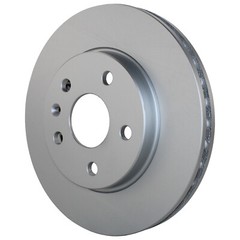 Bison Performance Pair 2 Front Coated 296mm Brake Rotors for LaCrosse Malibu 9-5