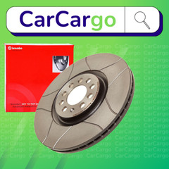 Brembo Solid Grooved Rear Brake Discs Pair Ford Sierra 2.0 i 1989-1993 63.5 mm