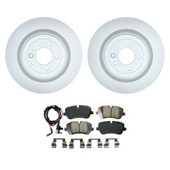 Hella Rear Rotors Akebono EURO Ceramic Disc Brake Pads Kit For Range Rover Sport