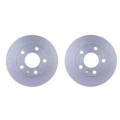 Hella Pair Set of Rear Solid 245mm Disc Brake Rotors For A4 Coupe Quattro