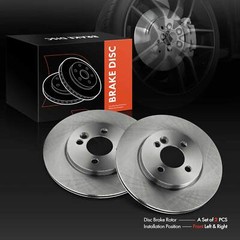 2Pcs Disc Brake Rotors for Mini Cooper 2007 2008 2009-2016 Front Left & Right