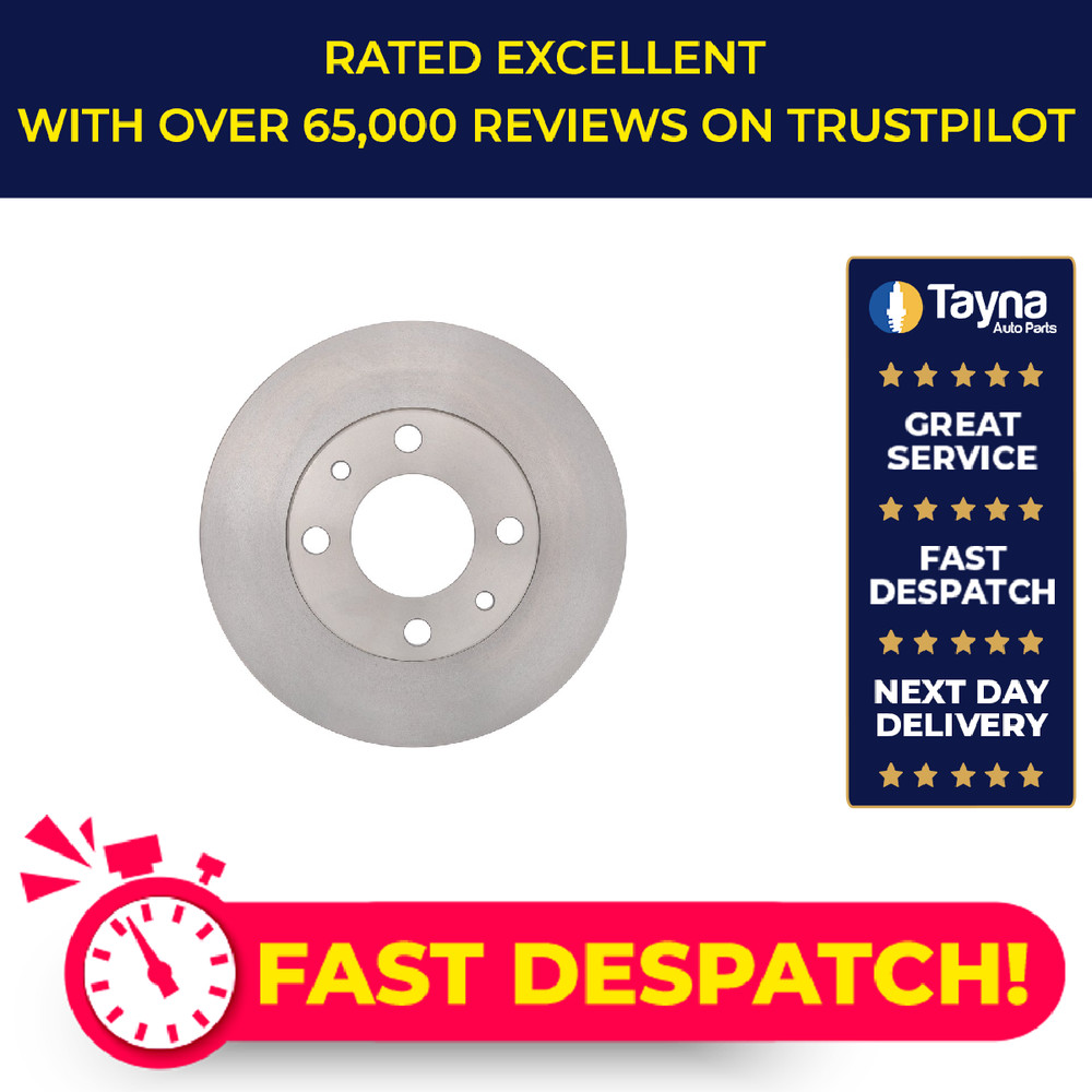 2x Brake Discs Pair Solid fits FIAT X1/9 128 1.5 Front or Rear 78 to 89 227.5mm