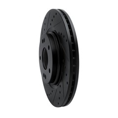For Kia Forte5 2020-2023 Brake Rotor | Black | 25mm. / 0.98in. Nominal Thickness