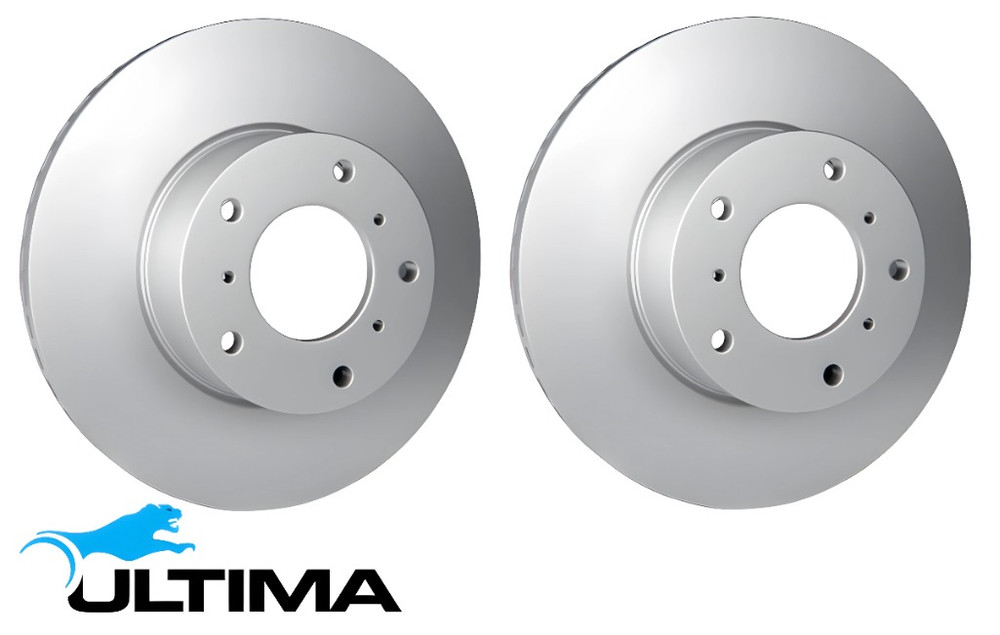 ULTIMA REAR SOLID DISC BRAKE ROTOR SET FOR HONDA C35A5 J35A8 3.5L V6 OD 282MM