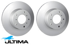 ULTIMA REAR SOLID DISC BRAKE ROTOR SET FOR HONDA C35A5 J35A8 3.5L V6 OD 282MM